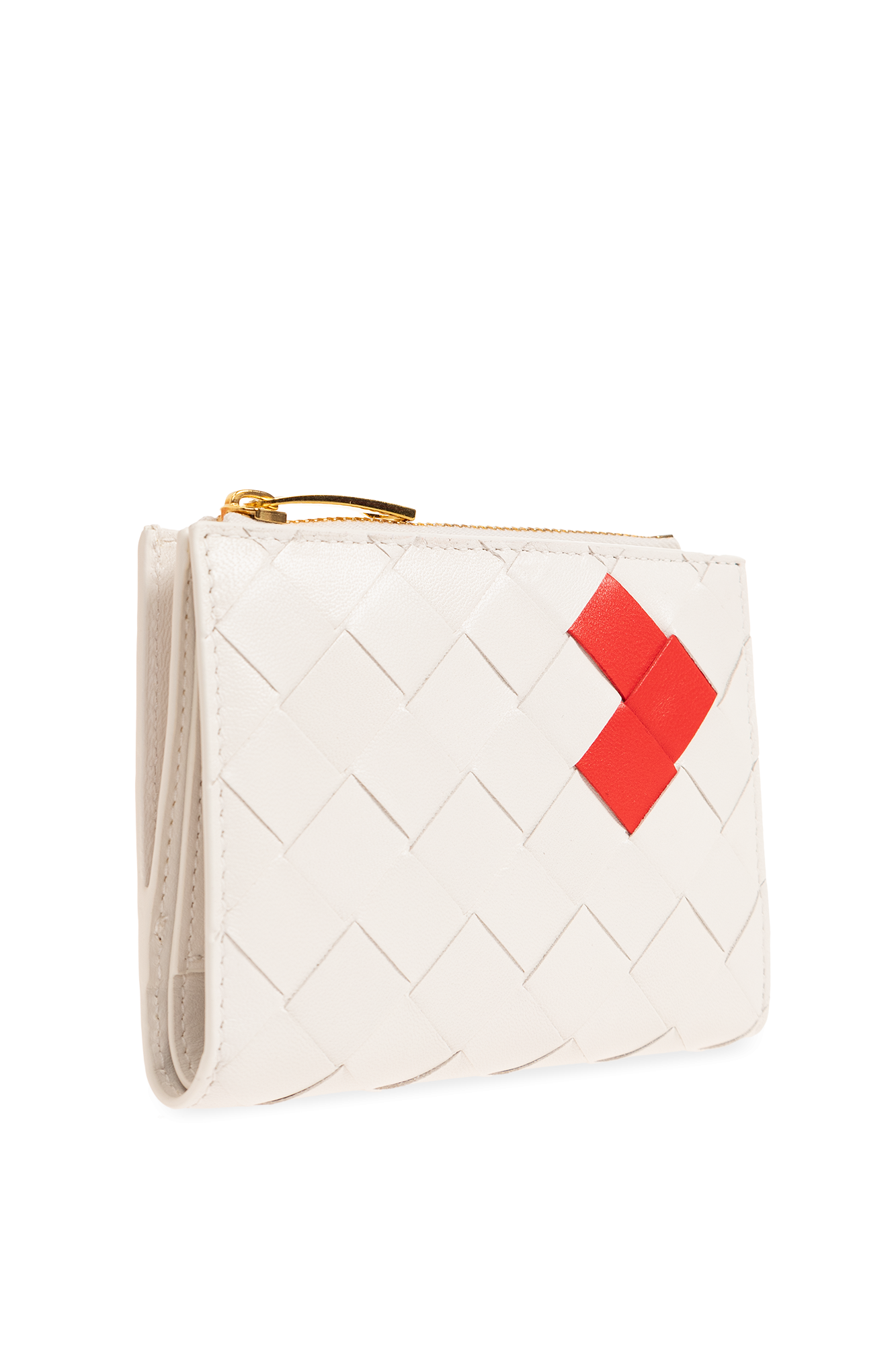 Bottega Veneta Leather wallet with heart motif | Women's